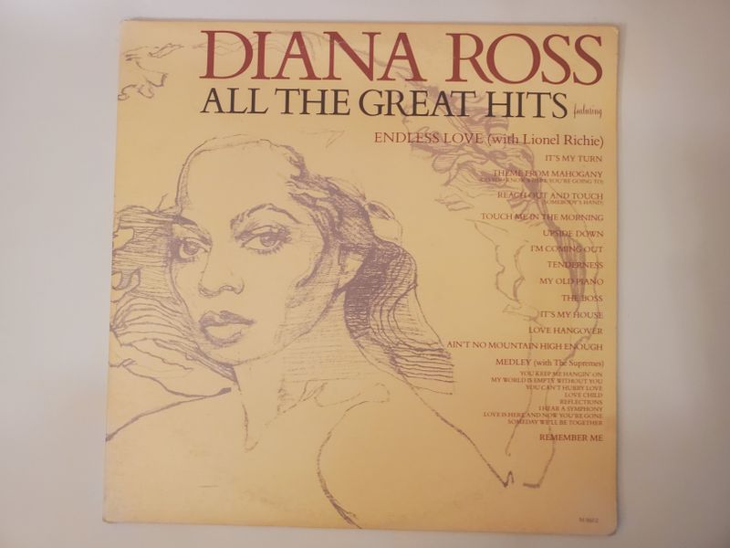 Diana Ross All The Great Hits vinyl record